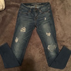 American Eagle Distressed Jegging